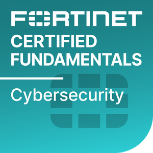 Fortinet Certified Fundamentals in Cybersecurity badge