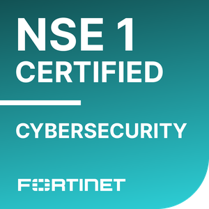 Fortinet NSE 1 – Network Security Associate badge